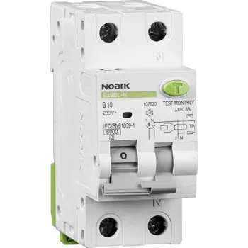 Proudový chránič Noark 107706 Kombinovaný chránič Ex9BL-N 1P+N B40 A 300mA