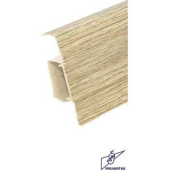 soklová lišta Lišta soklová SLK 60 Q Döllken, 2134/W461 - 2,5m (Elektrikářská podlahová lišta Döllken SLK60 Q lišta 5125269 2134)