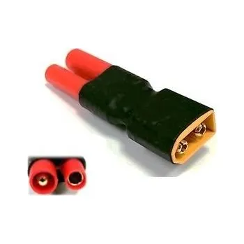 RC vybavení Adaptér XT60 samec / HXT bullet 4mm - B
