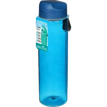 Láhev Láhev Sistema Hydrate Tritan Flip Top 1 l Barva: modrá