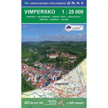 Cestování Vimpersko 1:25 000 / 104 Turistické mapy pro každého