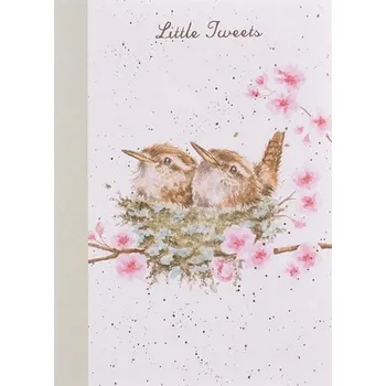 Blok Zápisník A6 linkovaný "Home Tweet Home" Wrendale Designs – ptáčci