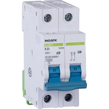 Jistič Noark 100482 Instalační jistič Ex9BH 2P D3