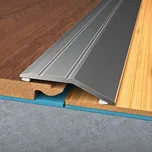 BOHEMIA PROFIL Vyrovnávací profil 60/1, stříbrný, hliníkový, 14 × 42 × 2700 mm, samolepicí 60101