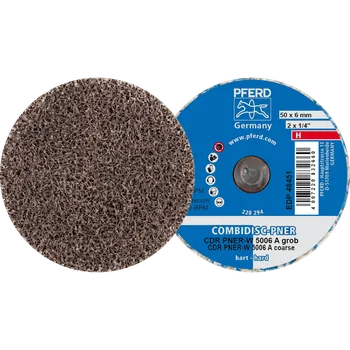 Brusný kotouč Pferd 42779141 | Rychloupínací rounový disk CDR PNER-H 5006 A K G (hrubé)