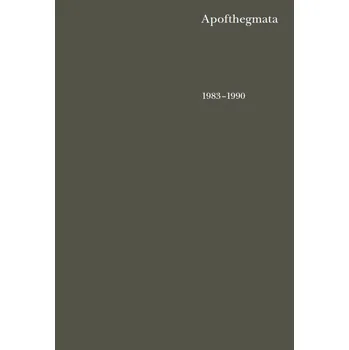 Kniha Apofthegmata 1983–1990