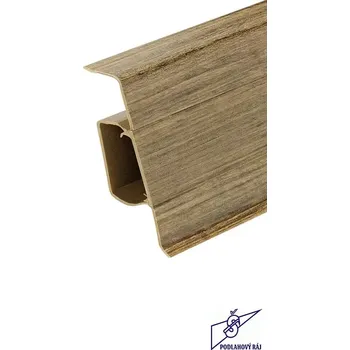 soklová lišta Lišta soklová SLK 60 Q Döllken, 3585 - 2,5m (Elektrikářská podlahová lišta Döllken SLK60 Q lišta 5123754 3585)