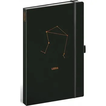 Notes Zvěrokruh Váhy, linkovaný, 13 × 21 cm