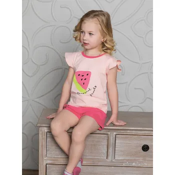 Dívčí pyžamo Dívčí pyžamo Tropical - růžová 116