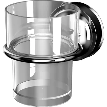 Držák na ručník Držák s kelímkem - chrom, š. 65 mm, v. 95 mm, hl. 127 mm (12030000) RIDDER