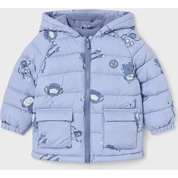 Kojenecká bunda modrá zimní bunda s obrázky Mayoral 2469-21 velikost 74