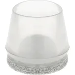 Krytka s filcem Ø 25-27 mm, transparentní, 4 ks