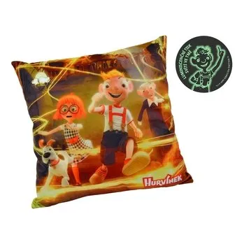 Polštář 30x30 cm Hurvínek luminiscenční, Muzeum