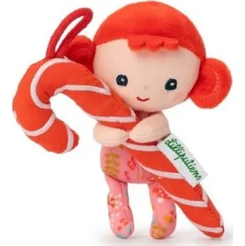 Figurka Lilliputiens Vánoční skřítek s cukrovou hůlkou