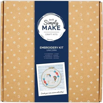 Výtvarná sada Docrafts Kreativní sada výšivka - jednorožec