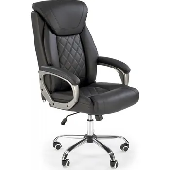 Kancelářské křeslo HELDER — ekokůže, černá