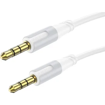 Datové redukce Audio kabel Borofone BL19 Creator jack 3,5 mm na jack 3,5 mm bílý