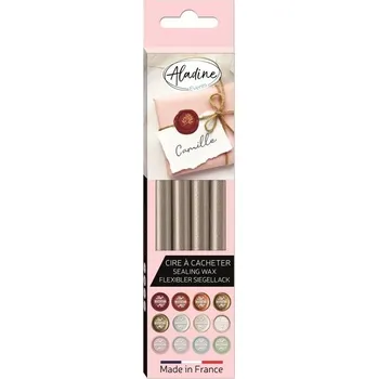 Výtvarná sada Pečetní vosk Aladine, 4 ks - šedohnědá