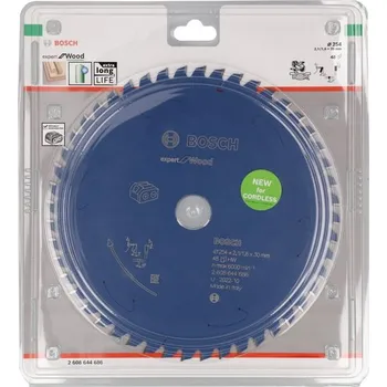Pilový kotouč BOSCH Pilový kotouč Expert for Wood pro akumulátorové pily 254×2,1/1,6×30 T48