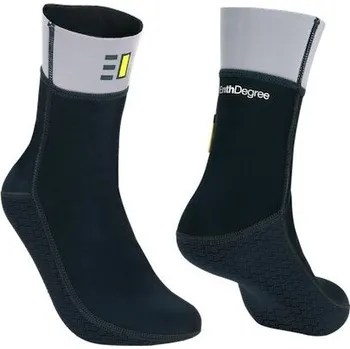 Pánské ponožky Unisex ponožky na vodní sporty ENTH DEGREE F3 SOCKS XL Černá, Šedá, Žlutá
