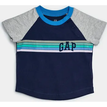 Pánské tričko GAP Baby tričko Logo arch raglan tee - Kluci GAP modrá 1587078