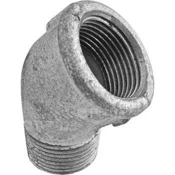 Fitinka koleno zinkované 45° (1) 6/4" č.121