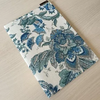 Obal na knihu Obal na knihu Modrozelené květy M