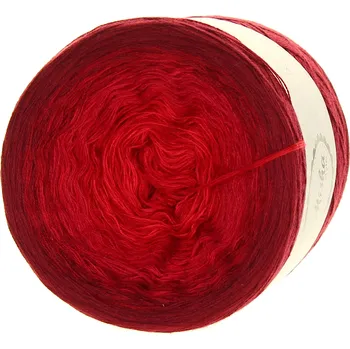 Příze Červené ombre 3 nitka 1500 m - Misha style příze
