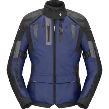 Moto bunda Bunda CROSSMASTER LADY (černá/modrá, vel. XS)