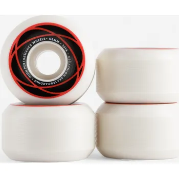 DECATHLON Sada 4 skateboardových koleček WH500 56 mm 101A 56 MM BEZBARVÁ