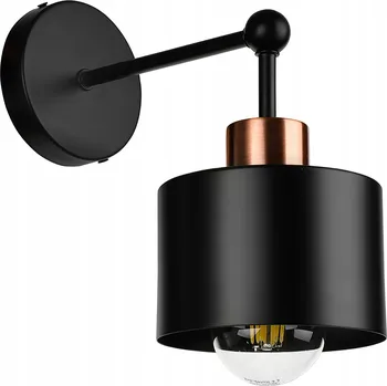 Nástěnné svítidlo Nástěnné svítidlo LEDLUX černé, oranžové E27 60 W