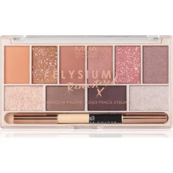 Oční stíny MUA Makeup Academy Elysium Remastered paleta očních stínů 10 barev duo 17 g