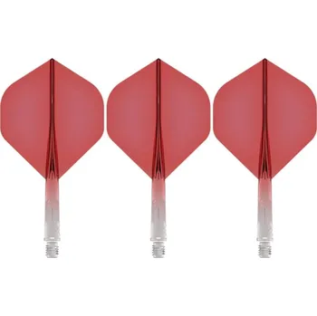 Příslušenství pro šipky Mission Letky Force 90 - Gradient - Standard No2 - Short - Red F4471