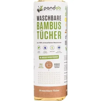 Utěrka Pandoo Opakovaně použitelné kuchyňské bambusové utěrky