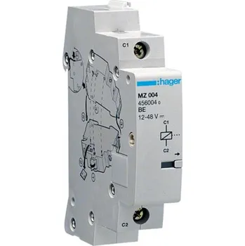 Jistič Hager MZ204 Pracovní spoušť jističe 24-48V AC 12-48V DC