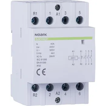 Stykač Noark 102419 Modulární relé Ex9CH40 40 24V 50/60Hz