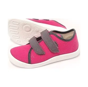Dívčí tenisky Beda Playful plátěné tenisky Pink Shine Velikost: 33