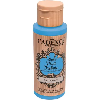 Textilní barva Cadence Style Matt Fabric - královská modrá / 50 ml