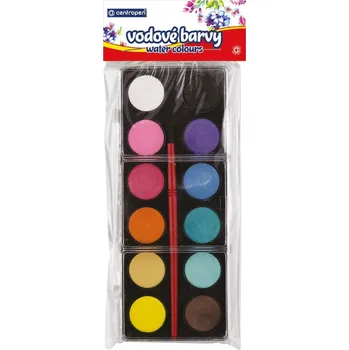 Vodová barva Vodové barvy se štětcem Centropen 9541, 22mm