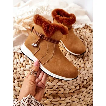 Chlapecká zimní obuv Dětské Sněhule zateplené Big Star BB374058BS Barva: Béžová, Velikost: 30