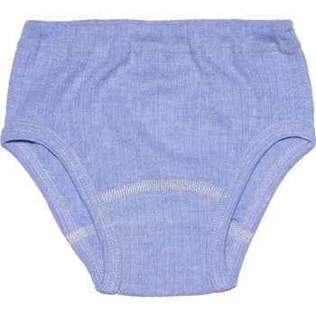 Chlapecké spodní prádlo Dětské dívčí kalhotky z merino vlny, bavlny a hedvábí Cosilana modrý melír Velikost: 128