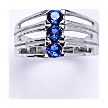 Prsten Stříbrný prsten spinely - T1365 (Stříbrný prsten se spinely)