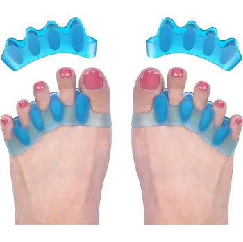 Kosmetika na nohy Gelový oddělovač prstů (modrý), 2 ks