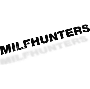 Samolepicí dekorace na vozidlo Samolepka MILFHUNTERS - 35x3,5