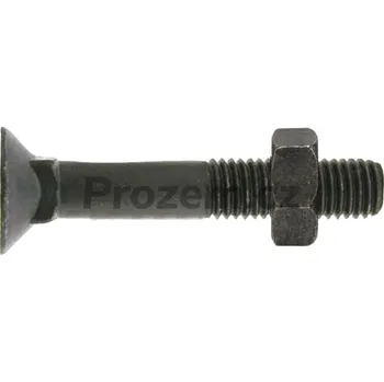 Šroub Sada šroubů pluhu s maticí 25 ks M12x1,75x45 mm, 10.9, DIN 608