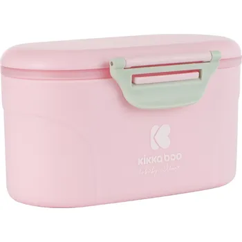 dětská jídelní sada KIKKABOO Zásobník na sušené mléko s odměrkou 130g Pink