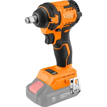 NEO TOOLS Bezuhlíkový rázový klíč 18V, 350Nm, ½", kompaktní, Energy+, bez baterie