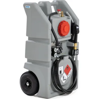 Palivová nádrž Vozík s nádrží na naftu PolyMove 110, z polyethylenu, čerpadlo 12 V, objem 110 litrů