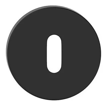 Dveřní kování Štít dolní na klíč R SLIM černý SZOSLCZK