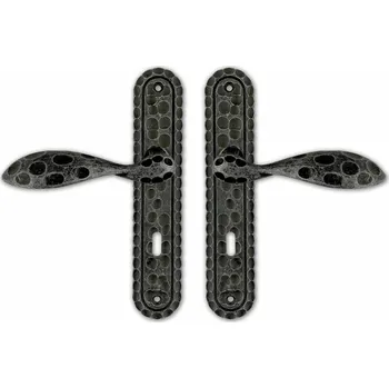 příslušenství k bráně K912 rustiko klika 72mm klíč